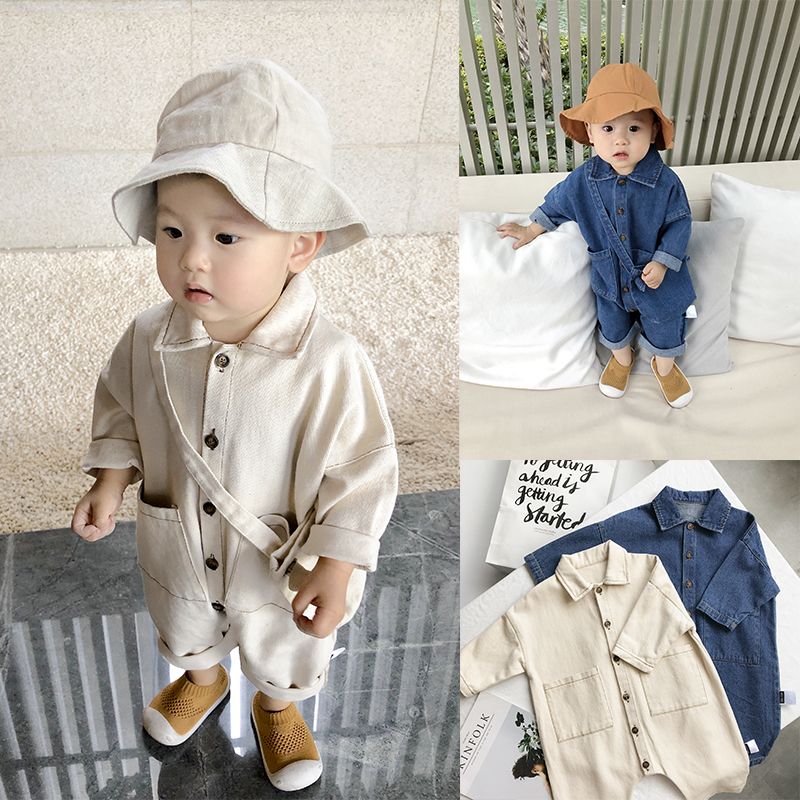 Baby clothes baby clothes baby clothes boys and girls baby one piece clothes spring clothes baby climbing clothes children's clothes boys' hip suits jeans