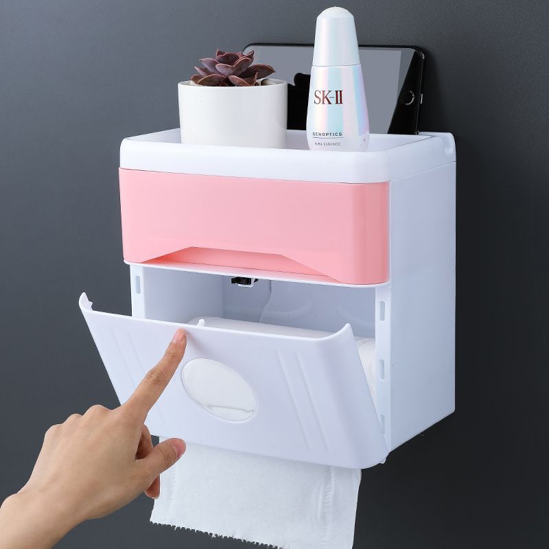 Toilet paper box, toilet paper towel, toilet paper storage rack, toilet household, innovative waterproof paper reel