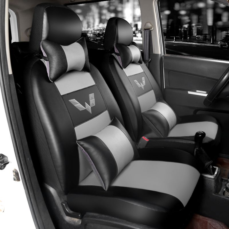 五菱宏光s 五菱宏光五菱荣光v 五菱之光s7/8座全包皮革面包车座套