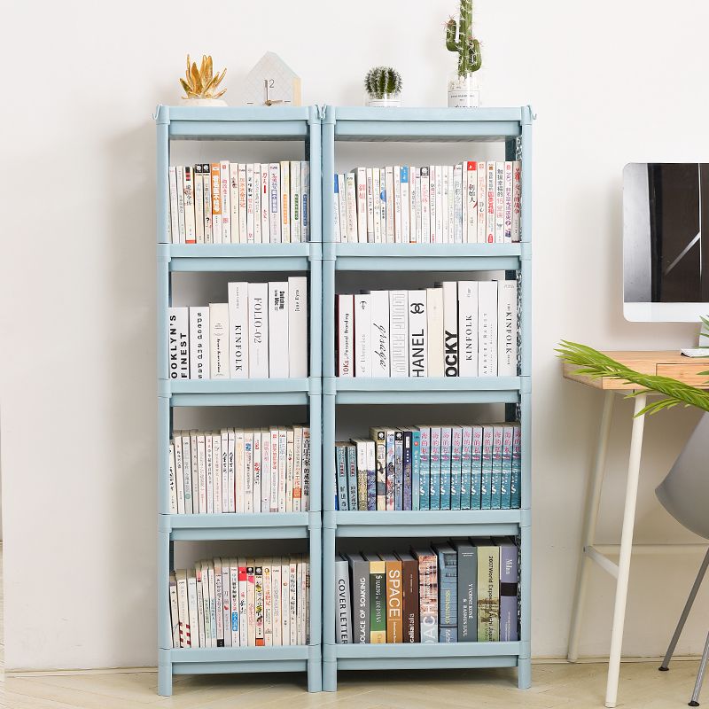 Simple plastic student small bedroom bookcase bookshelf storage shelf simple desk landing economy