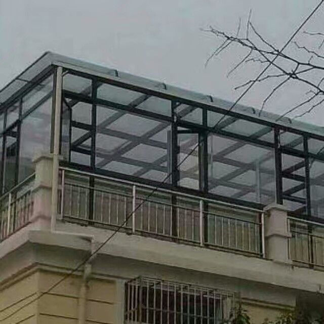 阳光房断桥铝门窗金刚网,玻璃顶,不锈钢,防盗窗,彩钢板顶