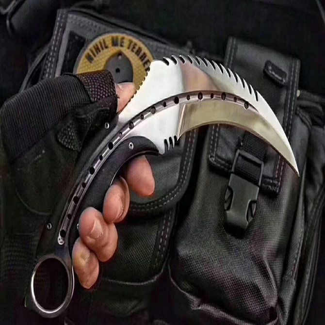 爪子刀户外求生爪刀征服者爪刀野营救生爪刀托德贝格刀鹰爪蝎子爪