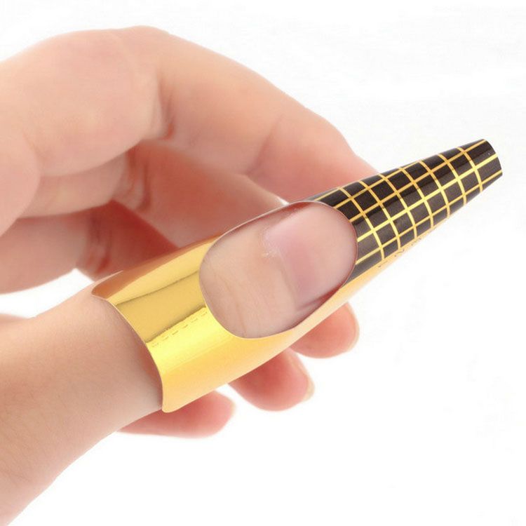 100 stickers manicure paper support phototherapy crystal nail paper extension support finger support UV extension glue phototherapy machine set