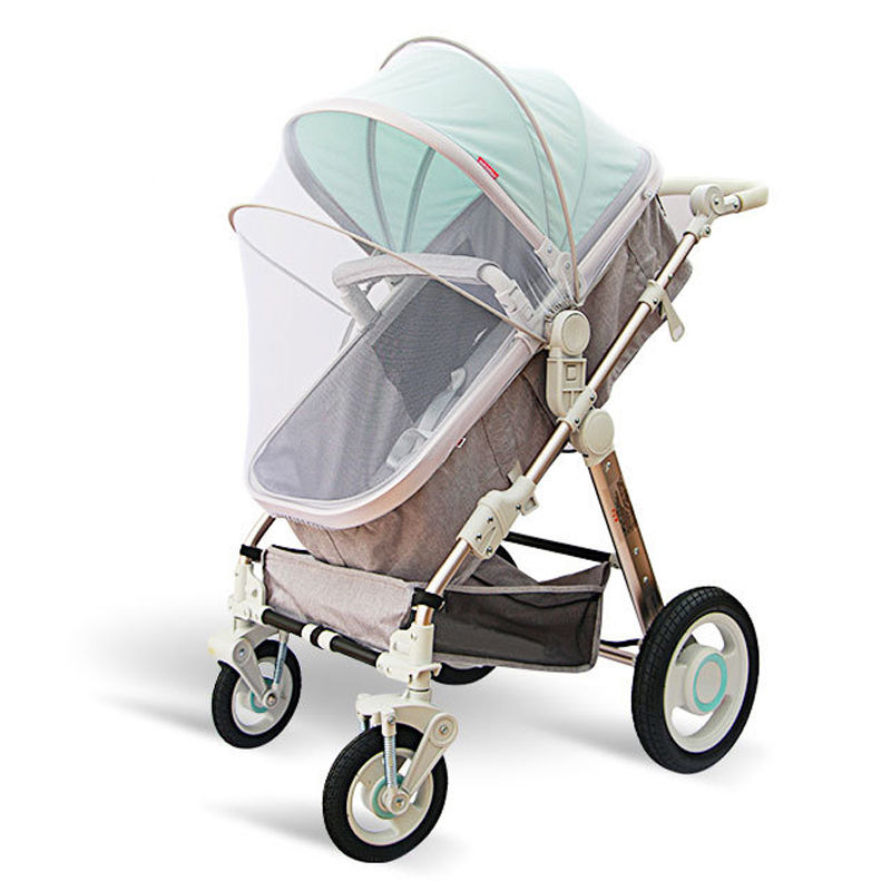 Stroller mosquito net general ventilation baby stroller mat high landscape summer mosquito net anti mosquito cover full cover