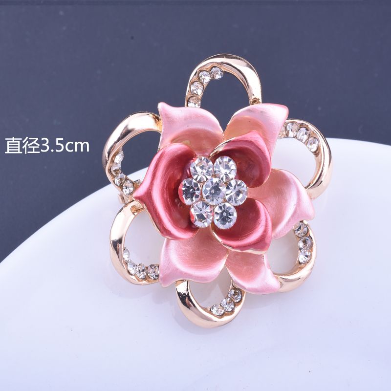Package mail to buy 3 free 1 versatile Rose Brooch fixed clothes button brooch pin pin pin to prevent running away