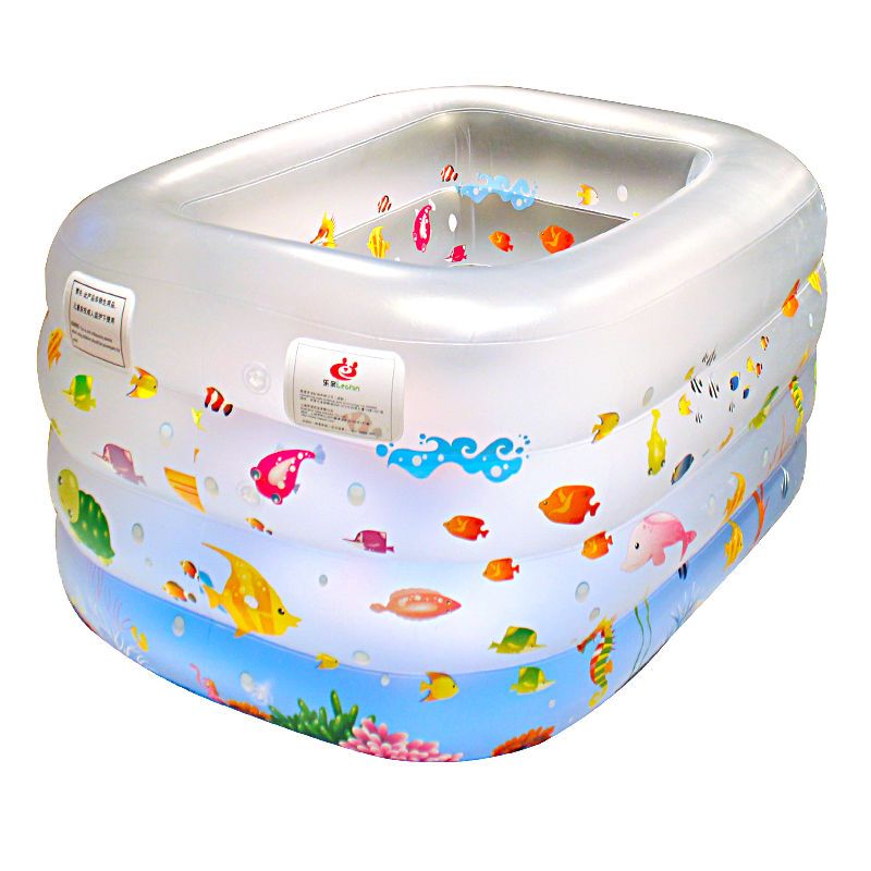 新生婴儿游泳池家用充气幼儿童宝宝洗澡桶加厚保温游泳戏水池浴盆