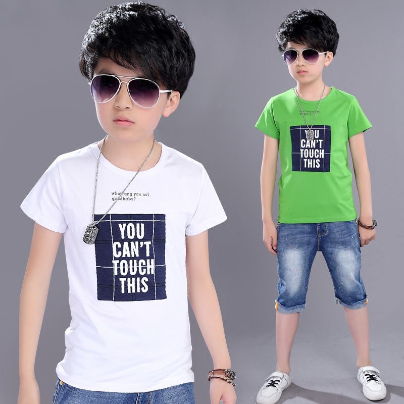 [pure cotton high quality] children's T-shirt for boys in summer