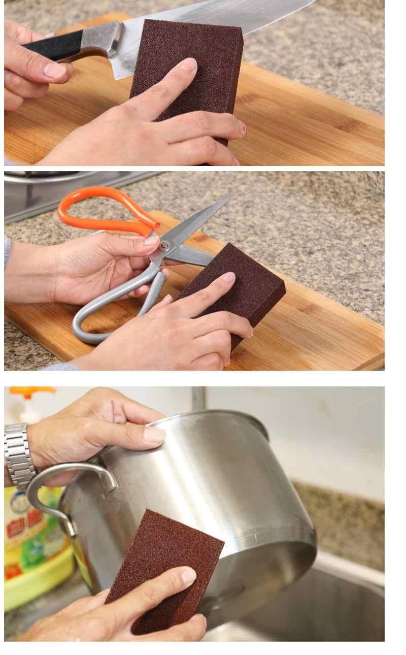 高品质【刷锅神器】金刚砂魔力海绵擦清洁纳米擦去除锅底顽固污垢