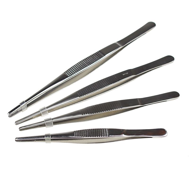 新品新华 不锈钢镊子 敷料镊手术镊子组织镊取深处物品夹东西眼科