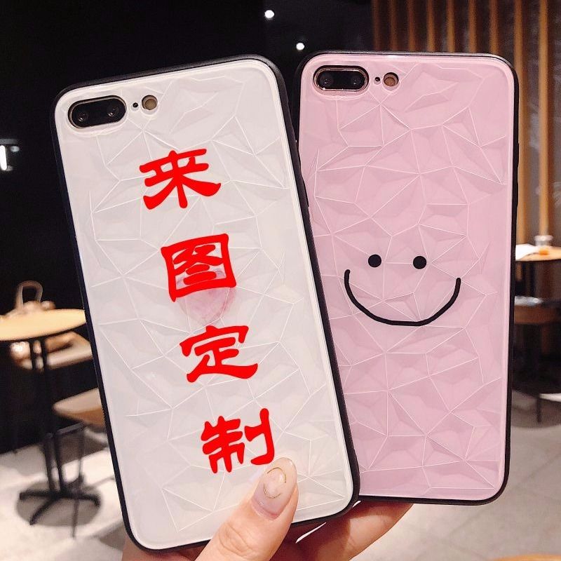 华为荣耀20钻石纹手机壳畅享8 8c来图定制畅享8青春nova5个性定制