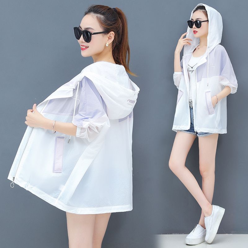 Sunscreen clothing women's short style 2023 summer new popular fairy sunscreen clothing Korean version loose casual thin coat tide
