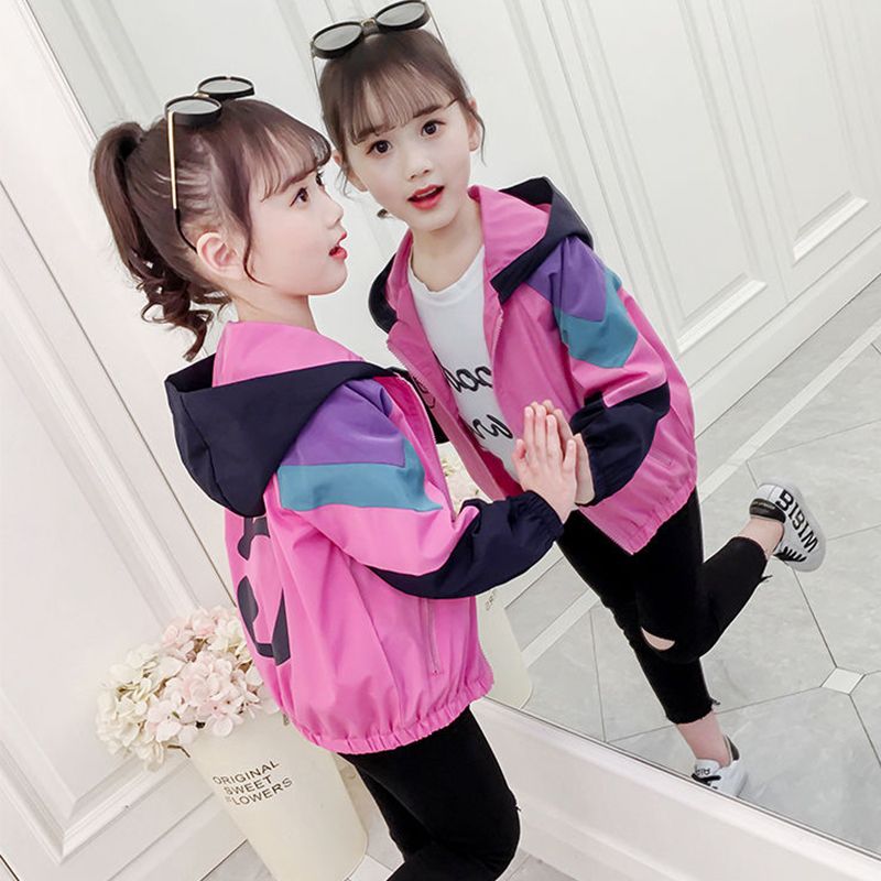 女童外套秋裝2019新款兒童棒球服短款韓版中大童洋氣夾克拉鏈衫潮