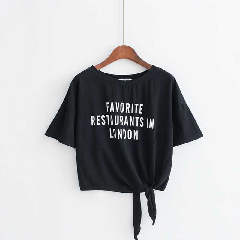 Summer new Korean Academy style short sleeve t-shirt female student loose round neck versatile boudoir top fashion