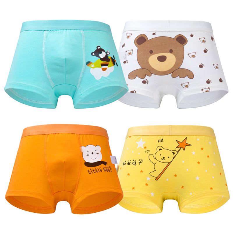 Children's underwear boys' cotton underwear girls' boxer Pants Boys' middle school children's boxers boys' shorts