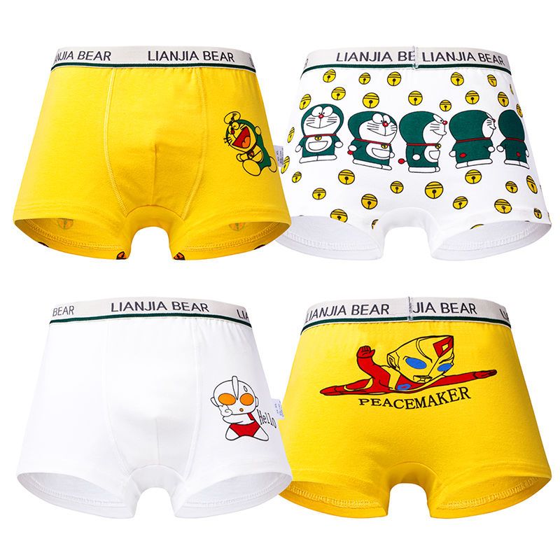 Children's underwear boys' cotton underwear girls' boxer Pants Boys' middle school children's boxers boys' shorts