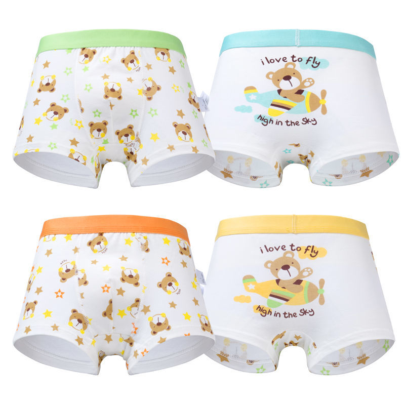 Children's underwear boys' cotton underwear girls' boxer Pants Boys' middle school children's boxers boys' shorts