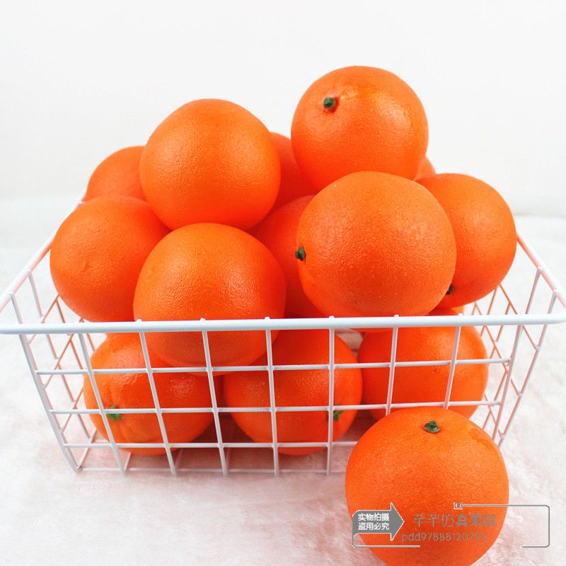 仿真水果假橙子桔子橘子模型活动拍摄摆件道具幼儿园教学装饰品