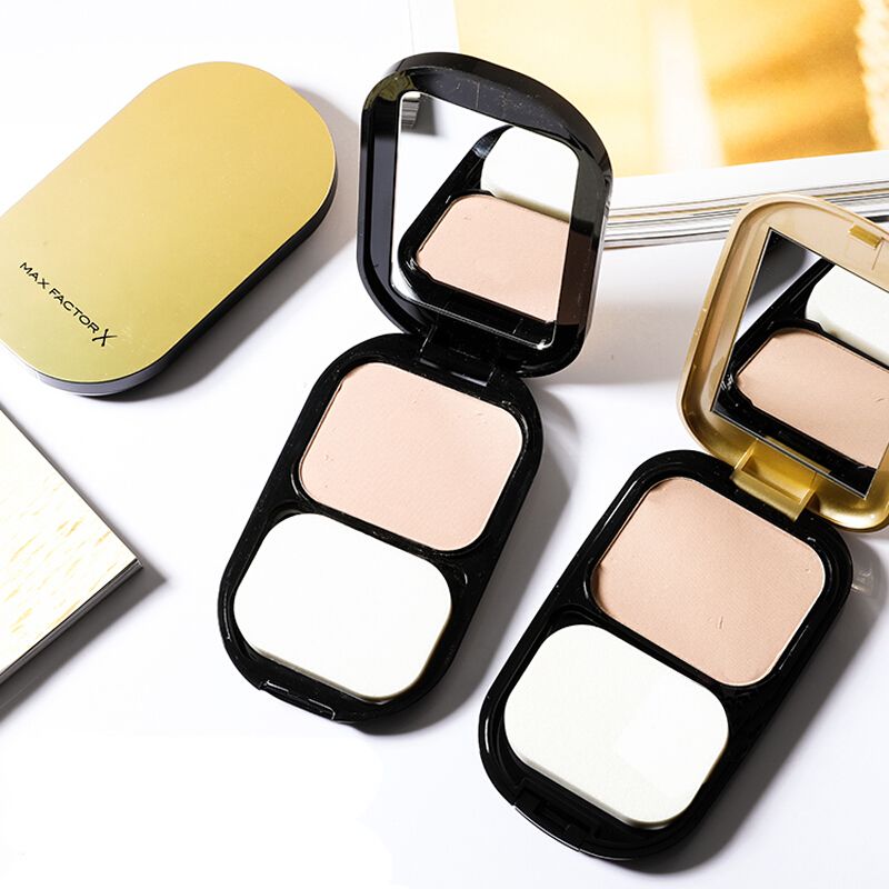 maxfactor美白防晒粉底佛陀粉饼定妆