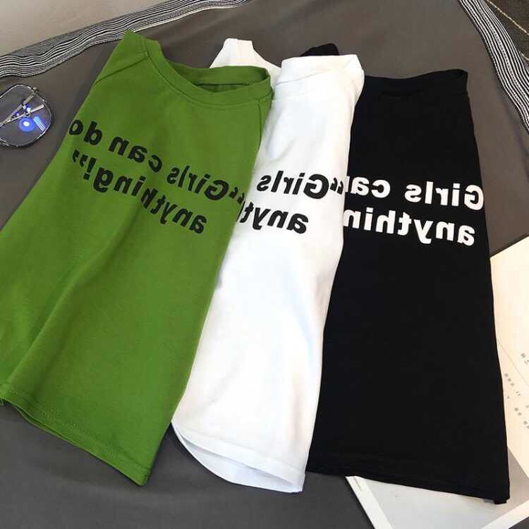 Chic summer tight short matcha green short-sleeved t-shirt female student social net red self-cultivation mustard green top tide