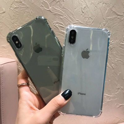 苹果x手机壳 苹果11pro max软壳 xr/7/8plus手机壳透明全包防摔套