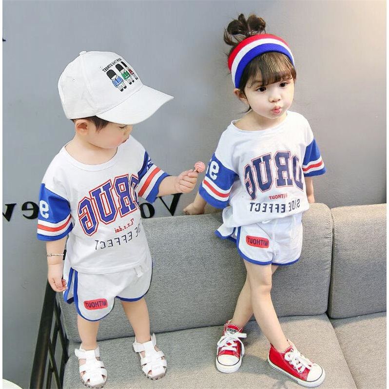 Fashionable and handsome children's short sleeve suit 2020 new boys' summer clothes summer children's clothes baby clothes 2-3 years old