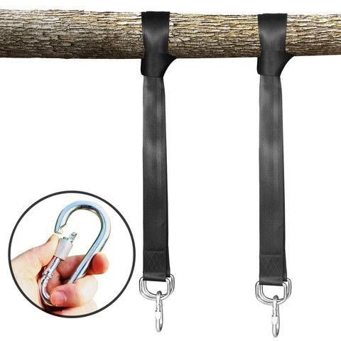 Outdoor widened and reinforced dormitory lengthened mail wrapped high-strength polyester hammock special strap swing rope mountaineering 0