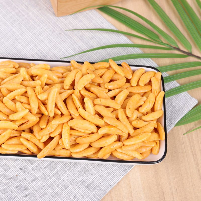 妈妈咪呀日式月牙脆米果65g健康食品好吃网红休闲零食品