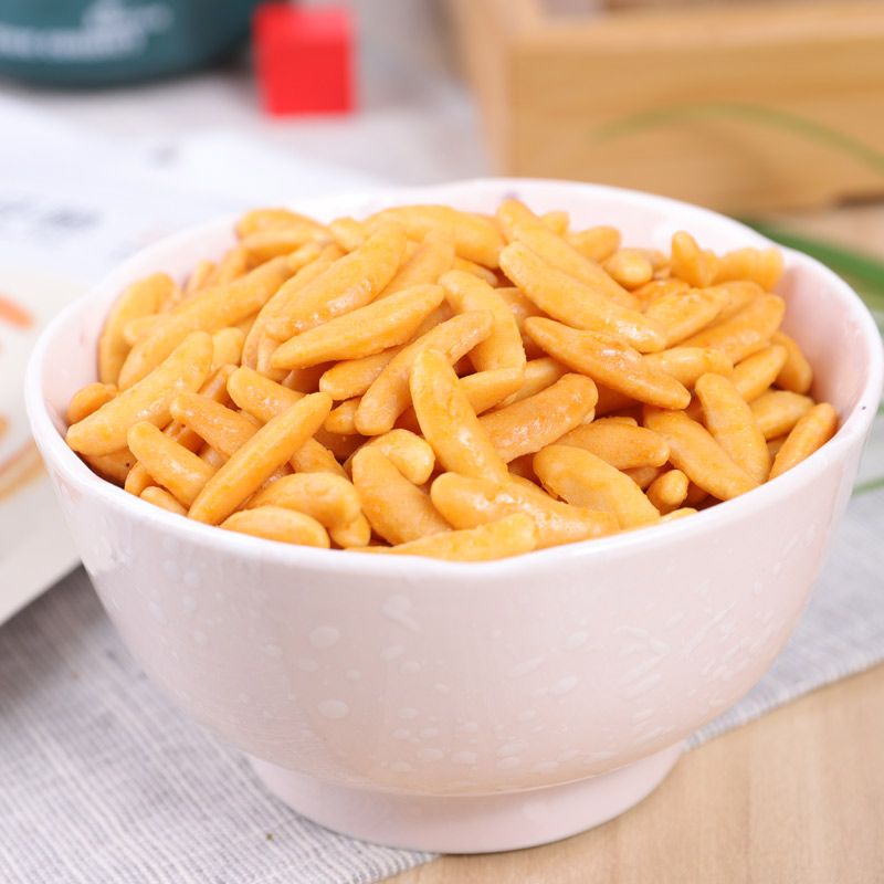 妈妈咪呀日式月牙脆米果65g健康食品好吃网红休闲零食品