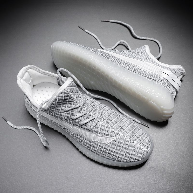 元】【真飞织】椰子鞋男天使2019夏季透气网鞋休闲运动男鞋网红潮鞋子