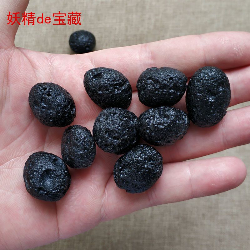 天然泰國玻璃黑隕石水晶礦石標本原石擺件水礦物晶體教學標本石頭