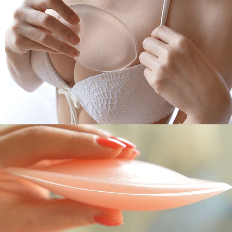 Chest pad insert silicone thickened extra thick small breasts gathered invisible waterproof swimsuit wedding dress with breast augmentation prosthetic breast burst breast stickers