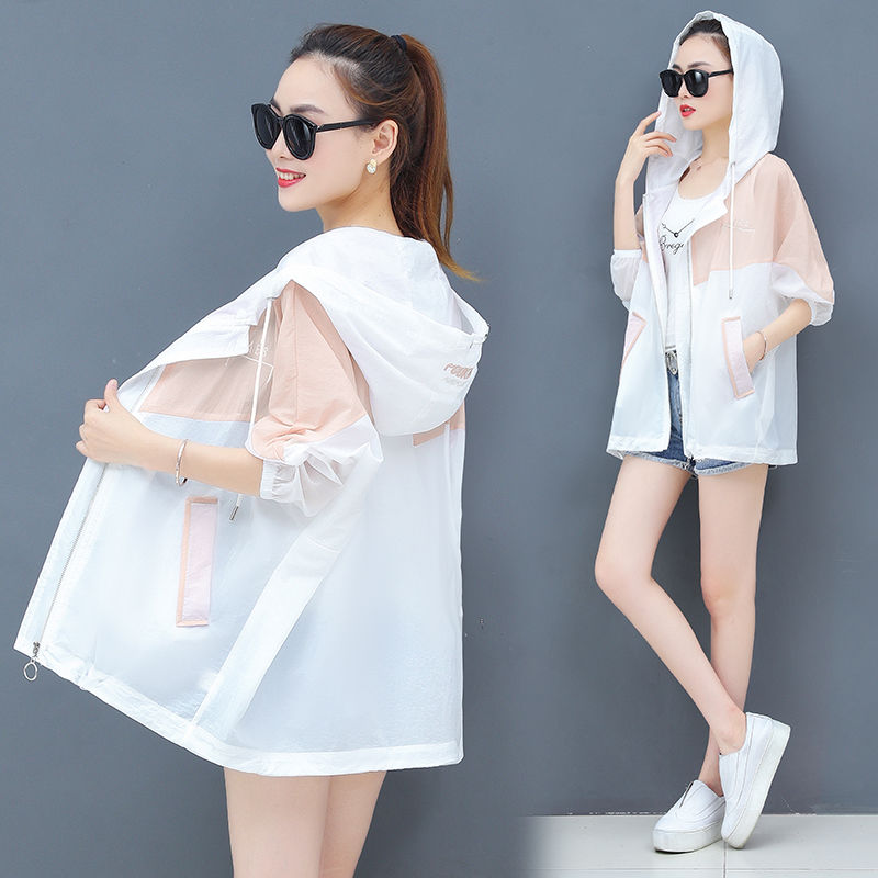 Sunscreen clothing women's short style 2023 summer new popular fairy sunscreen clothing Korean version loose casual thin coat tide