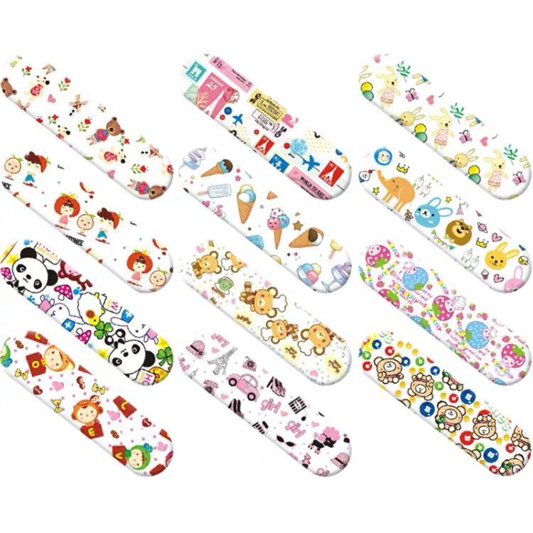 Breathable cartoon waterproof band aid transparent lovely girl medical wound hemostasis OK stretch Mini children anti abrasion foot