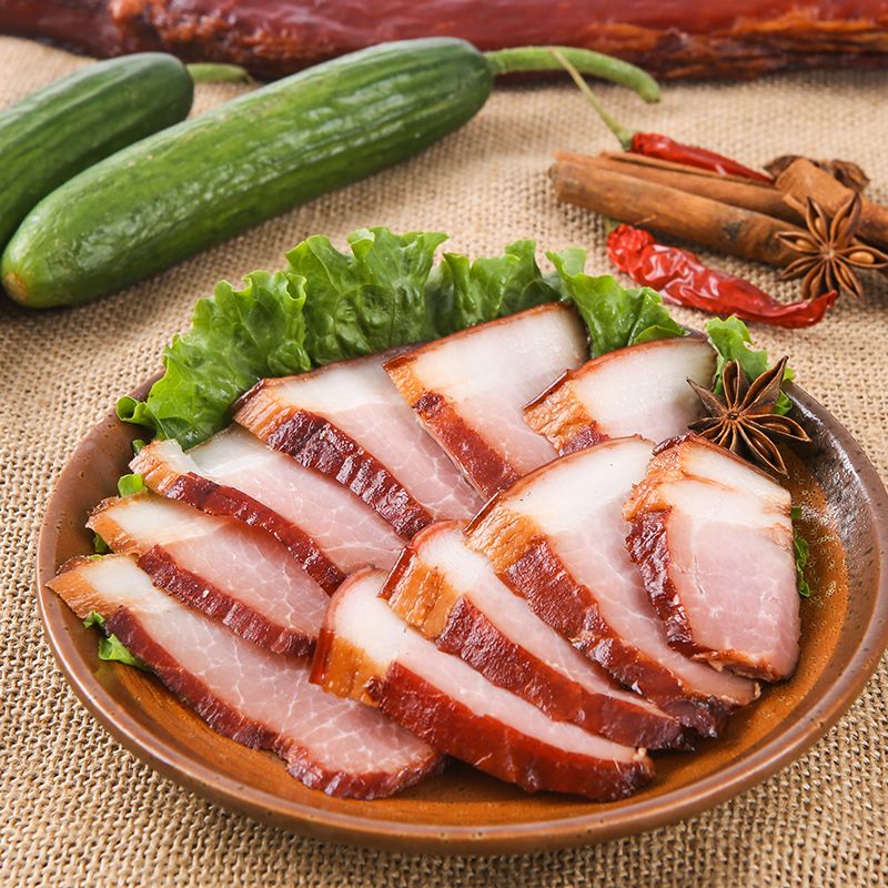 老腊肉农家自制特产土猪烟熏后腿腊肉咸风干腊肉烟熏肉土猪肉包邮