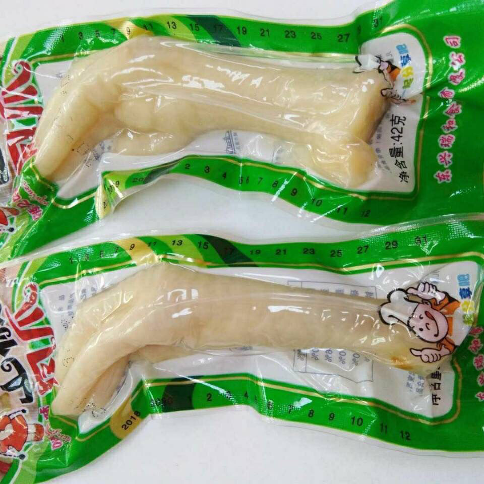 54221-(清真)42克泡椒凤爪山椒鸡爪独立包装零食鸡爪子批发红爪38克-详情图