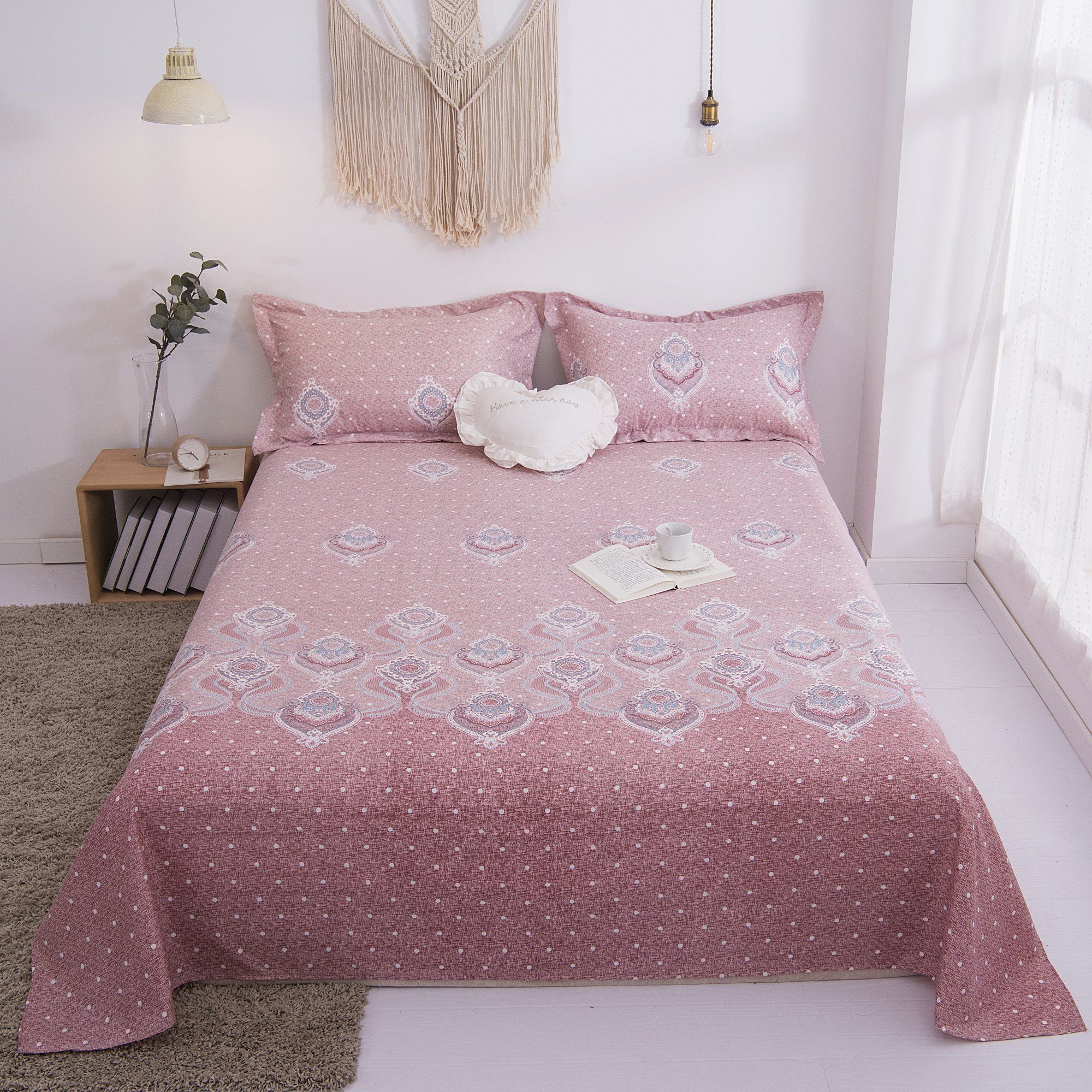 【床单特价】单件床单水洗棉床单简约亲肤四季通用床单学生多规格