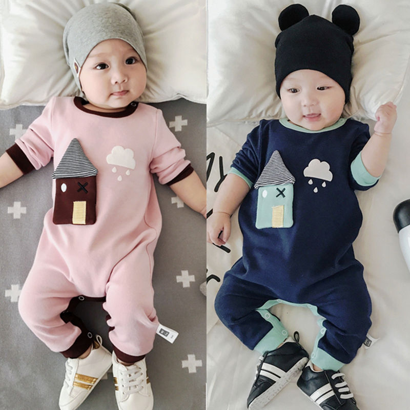 Baby one piece clothes spring and autumn newborn clothes on file