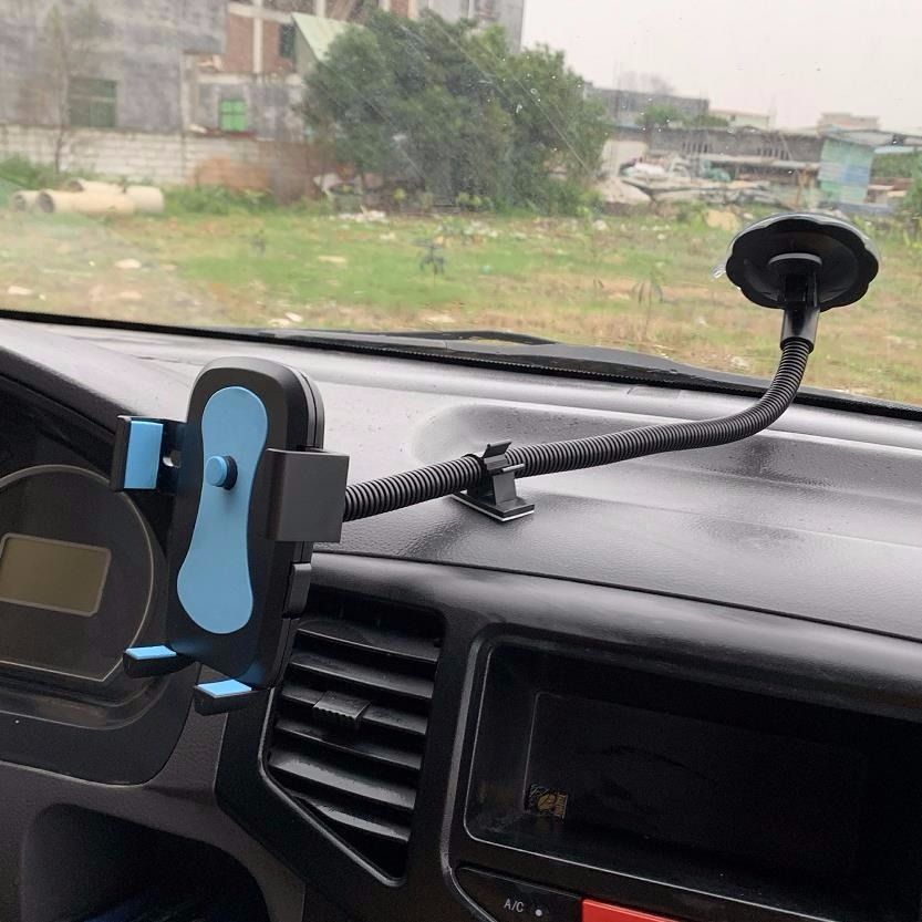 大货车手机导航支架车载手机架卡扣式吸盘手机夹汽车面包车通用型