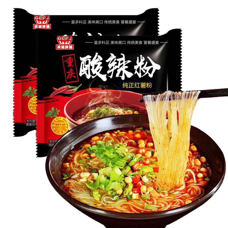 7】胖姐酸辣粉袋装正宗重庆批发105g整箱网红粉