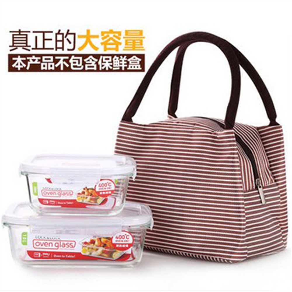 Lunch Bag Handbag female aluminum foil heat preservation bag large thickened with rice bag portable meal bag student lunch box bag