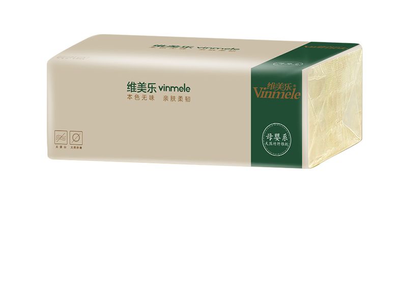 【40包箱装】竹浆本色餐巾纸抽纸整箱家用面巾纸卫生纸抽纸