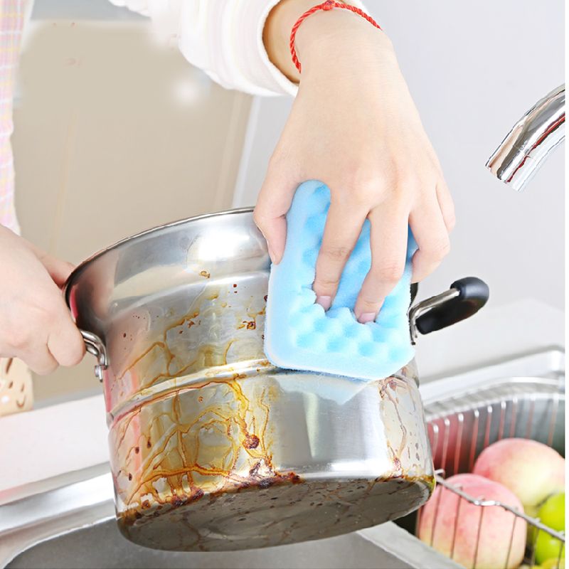 纳米海绵魔力擦彩色洗碗海绵清洁洗锅厨房洗碗布不沾油刷碗神器