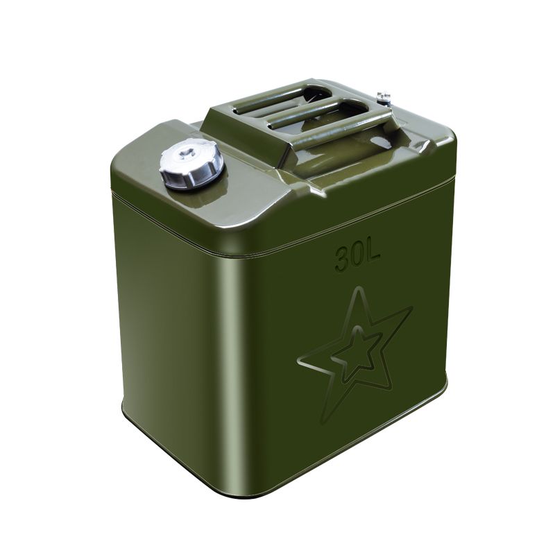 加厚汽油桶柴油壶铁油桶10升20升30升中石化防爆汽车摩托备用油箱