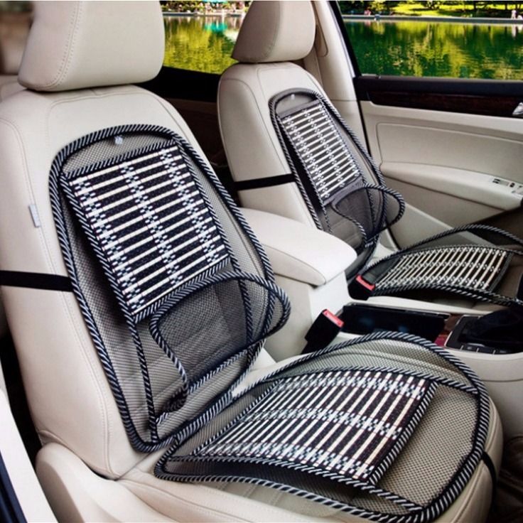 The car waist relies on the summer back to ventilate the cool pad the single car cushion the bamboo piece car uses the summer cool pad to protect the waist