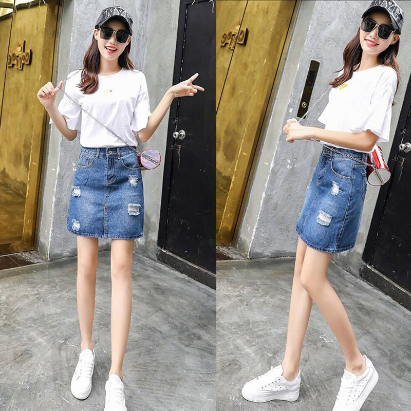 high waisted jeans short length