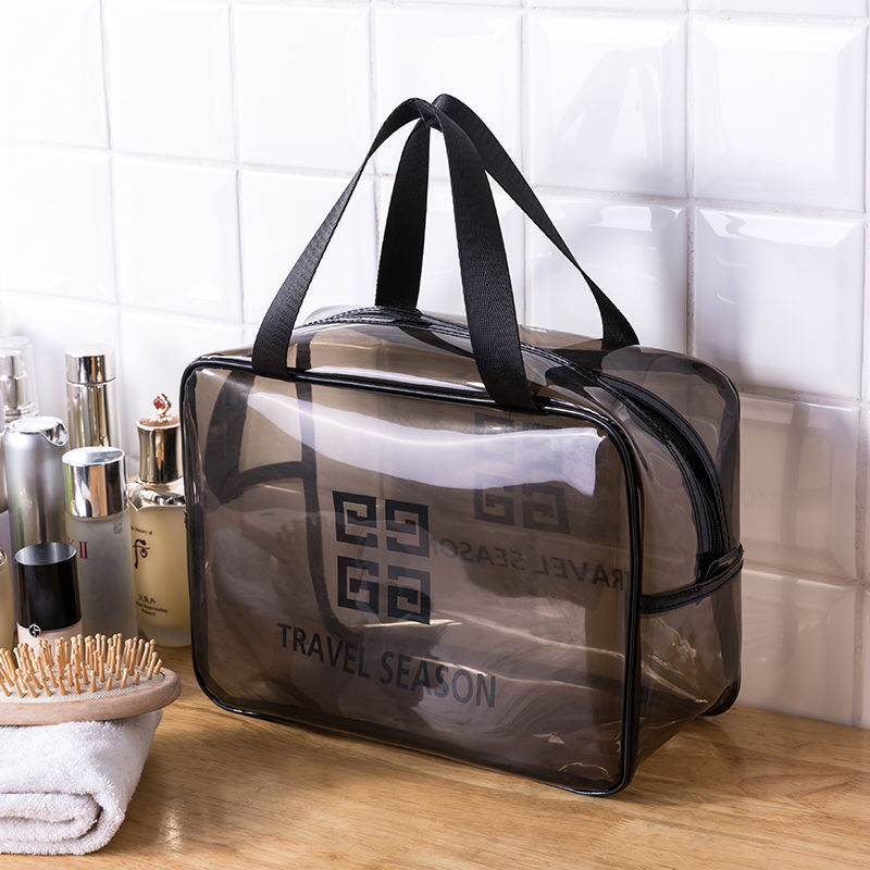 抖音旅行防水洗漱包化妆包男女通用洗澡包便携透明收纳袋大容量包