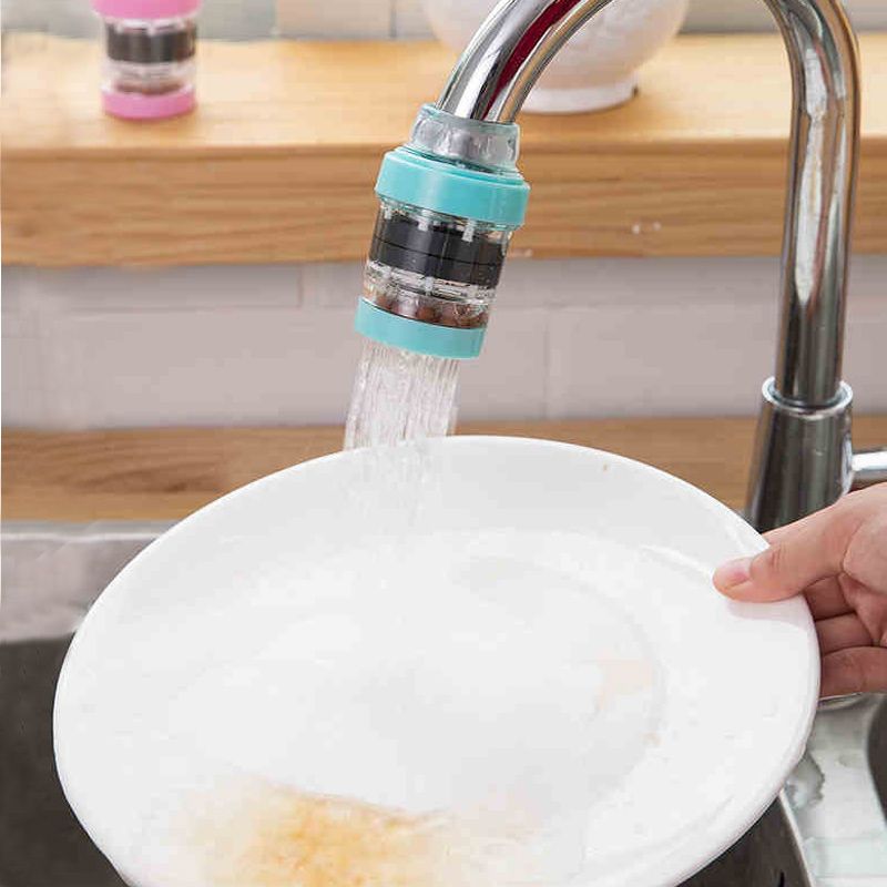 【水龙头过滤器】麦饭石磁化净水器自来水滤水器防溅花洒过滤嘴