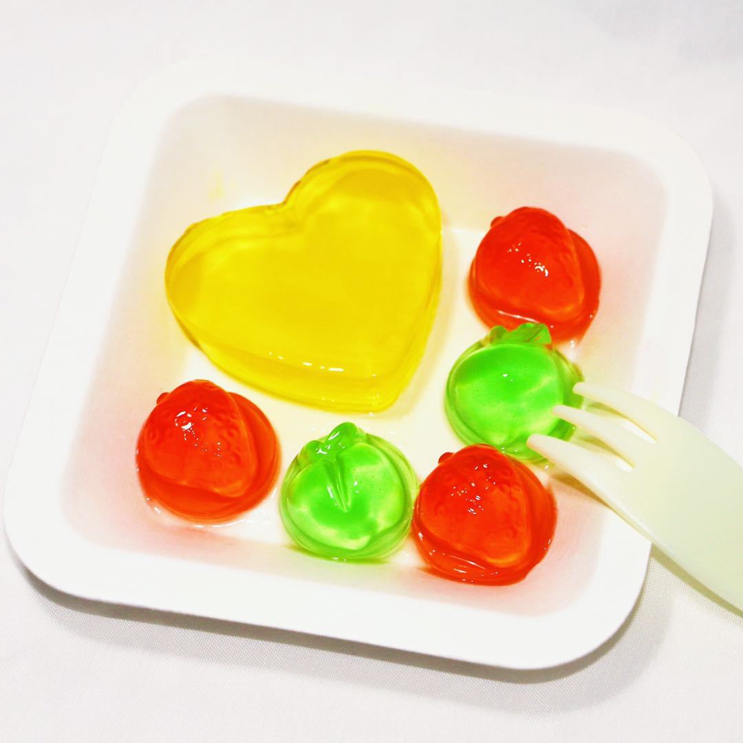 批发儿童零食布丁心形大礼包果味果冻