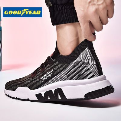 goodyear固特异运动鞋男鞋2019新款春夏季网面透气休闲鞋子跑步鞋