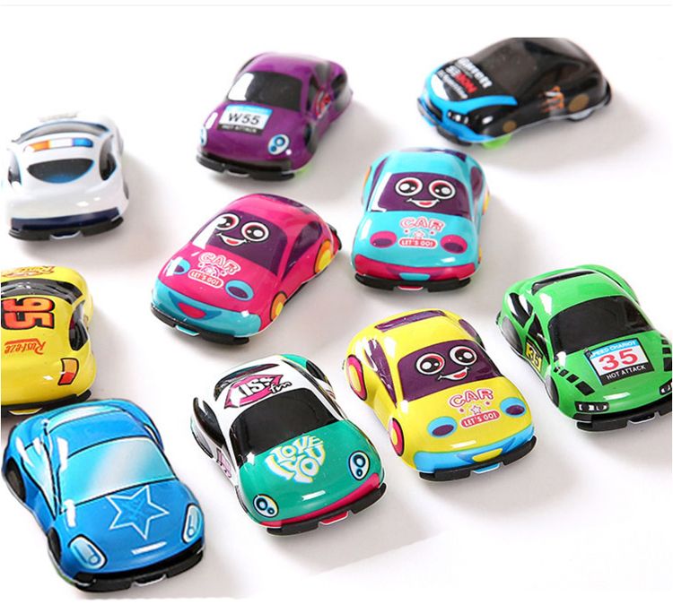 【新款创意】儿童玩具小汽车男孩迷你塑料幼儿园奖品玩具车宝宝GHD